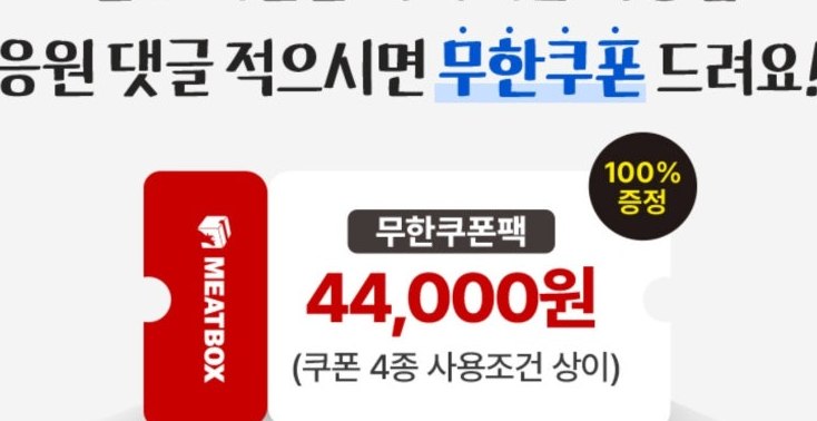무한쿠폰팩 4만4천원