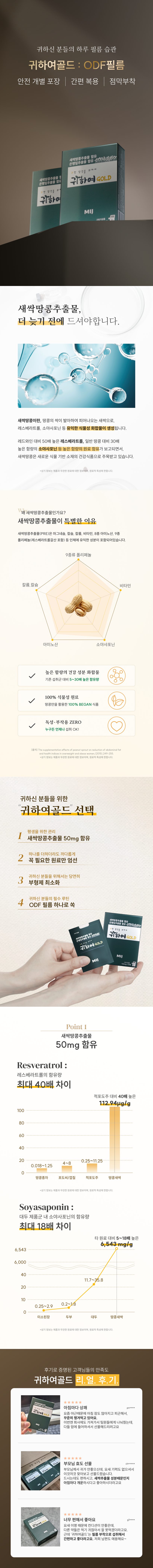 엠아이제이 귀하여골드 상세페이지 랜딩 (실집행)
